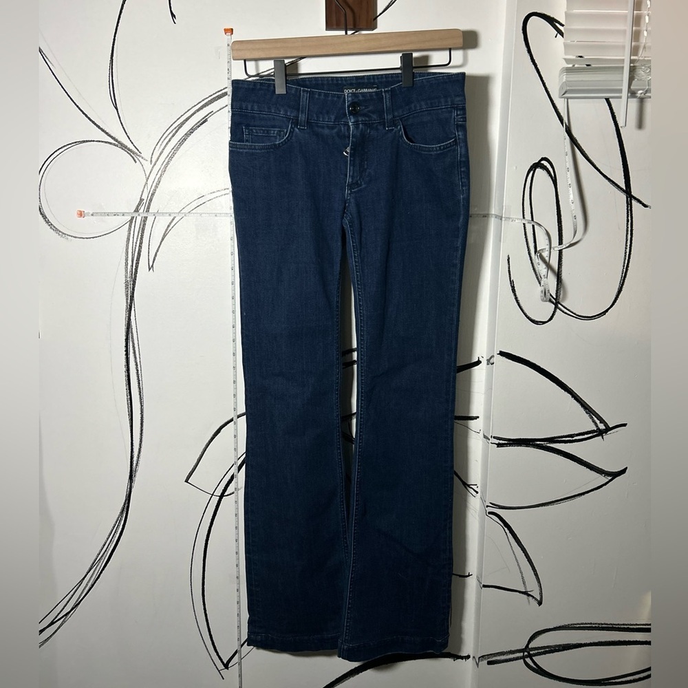 Dolce & Gabana Women’s Bootcut Midrise Jeans, Italian Size 40, Made in Italy